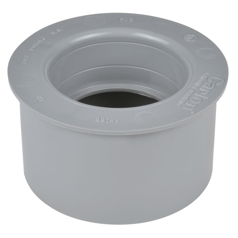 Carlon E950LJ-CAR Non-Metallic Reducer Bushing, 3 x 2 in Conduit, PVC